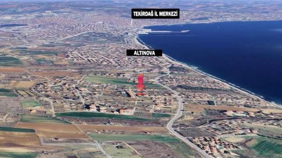 Eckgrundstück Mit Coupon, Geeignet Für 9 2+1-Apartmentprojekte Im Stadtteil Tekirdağ Topağaç