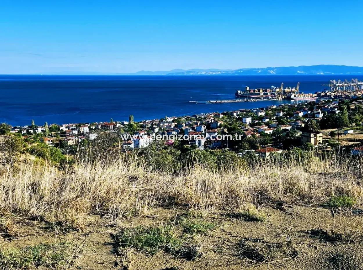 532 M2 Eckgrundstück Zum Verkauf In Tekirdag Süleymanpaşa Barbaros Nachbarschaft Mit Herrlichem Meer- Und Naturblick