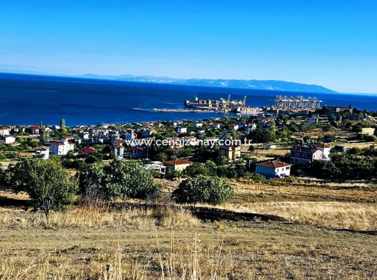 532 M2 Eckgrundstück Zum Verkauf In Tekirdag Süleymanpaşa Barbaros Nachbarschaft Mit Herrlichem Meer- Und Naturblick