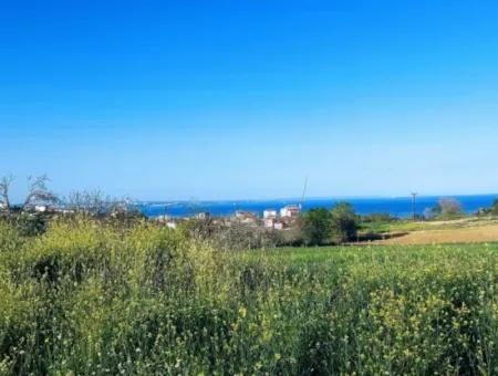 Investitionsmöglichkeit: 615 M2 Eckgrundstück Zum Verkauf In Tekirdag Barbaros - Dringender Verkauf, Meer- Und Naturblick, 0 Zonenbu Harika Konumda Ve 615 M2 Genişliğindeki Acil Satılık Köşe Arsa, Yatırımcılar Için Muazz