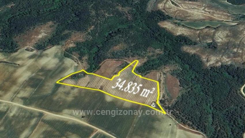 Field For Sale in Çanakçı Nbh. Süleymanpaşa - Field Zoned - 34.850 m²