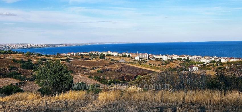 Bargain 1,150 M2 Land With Full Sea View In Tekirdağ Topağaç Neighborhood