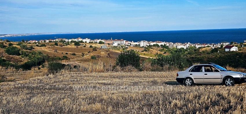 Bargain 1,150 M2 Land With Full Sea View In Tekirdağ Topağaç Neighborhood