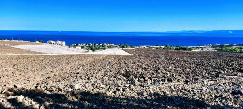 **Plot Of Land With Full Sea View And 30% Building Permit For Three Floors In Topağaç Neighborhood, Tekirdağ**