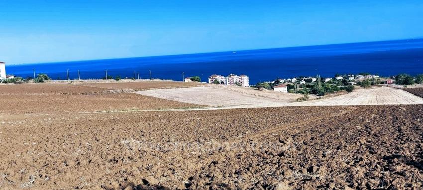 **Plot Of Land With Full Sea View And 30% Building Permit For Three Floors In Topağaç Neighborhood, Tekirdağ**