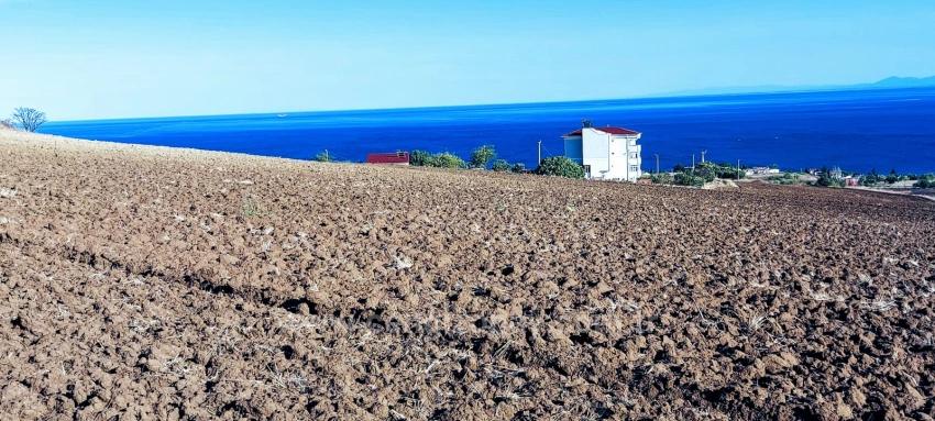 **Plot Of Land With Full Sea View And 30% Building Permit For Three Floors In Topağaç Neighborhood, Tekirdağ**
