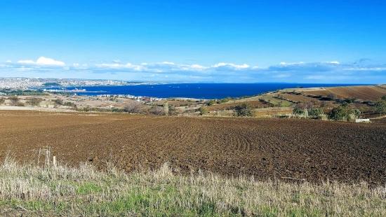 Tekirdağ In Barbaros Panoramic Sea and City View Plot