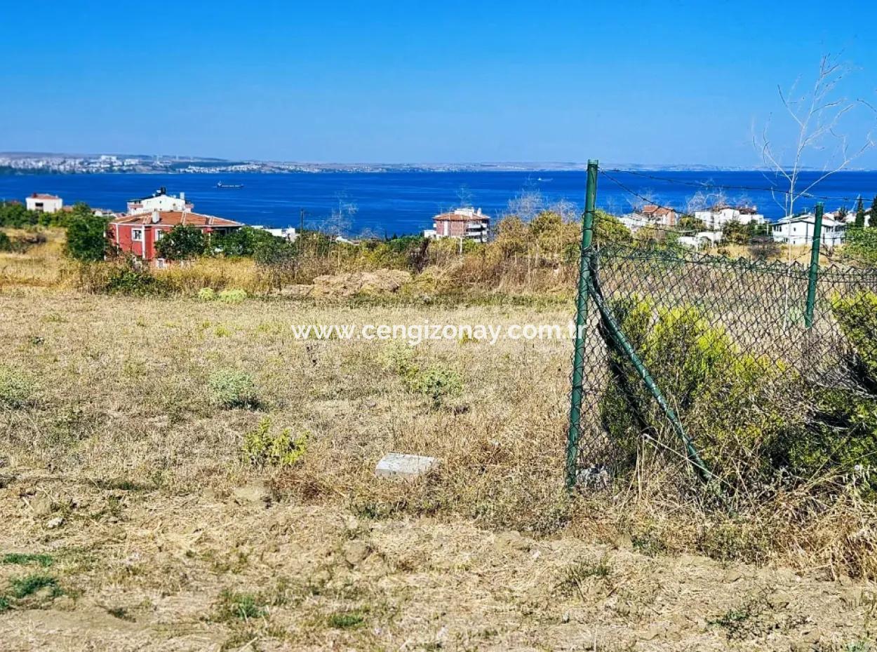 Coupon Land Suitable For Building A Detached House With Full Sea View For Urgent Sale In Tekirdag Barbarosta