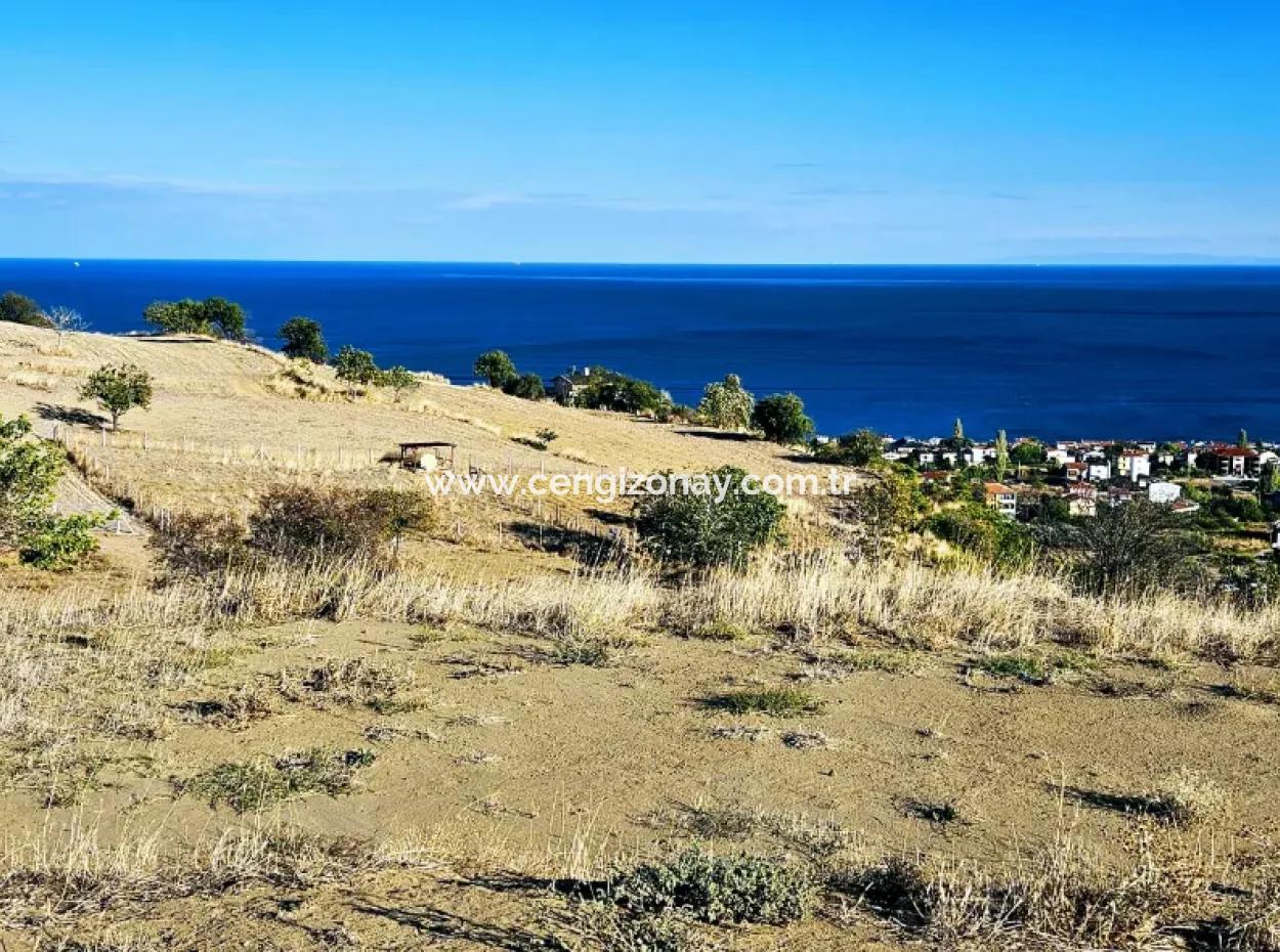 532 M2 Corner Plot For Sale In Tekirdag Süleymanpaşa Barbaros Neighborhood With Magnificent Sea And Nature Views