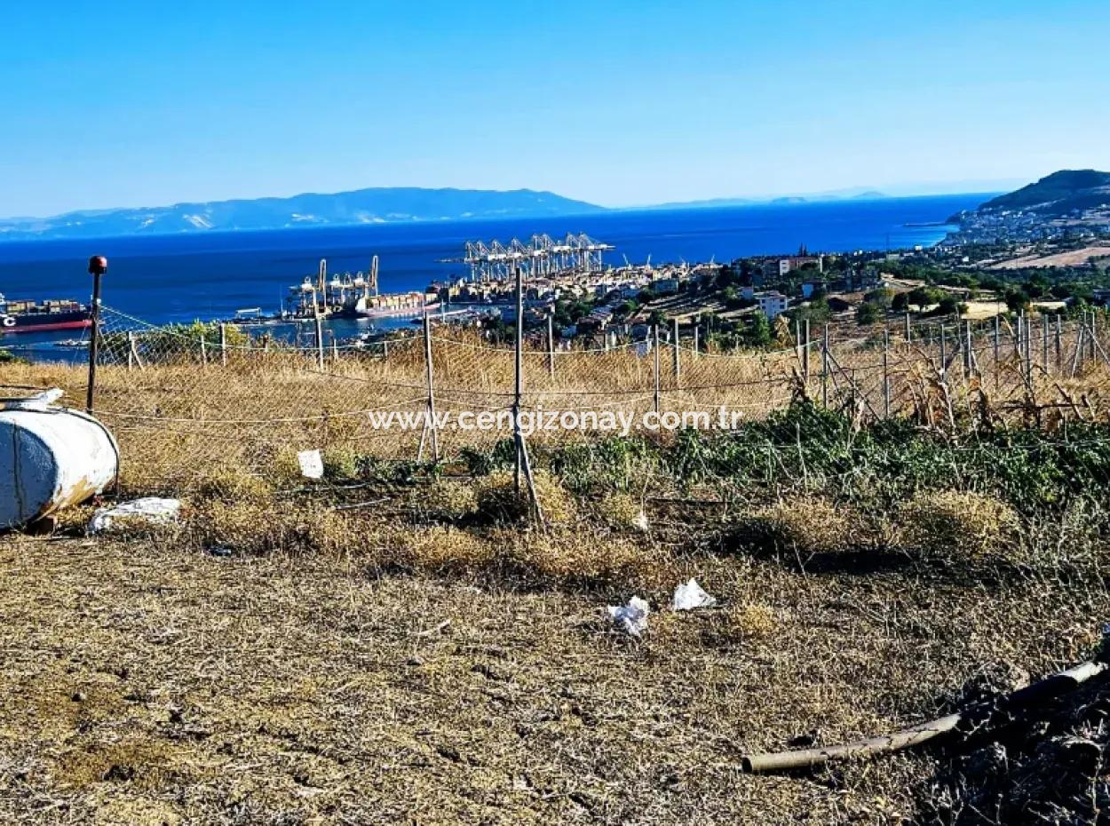 765 M2 Bargain Land With Full Sea View For Urgent Sale In Tekirdag Barbarosta