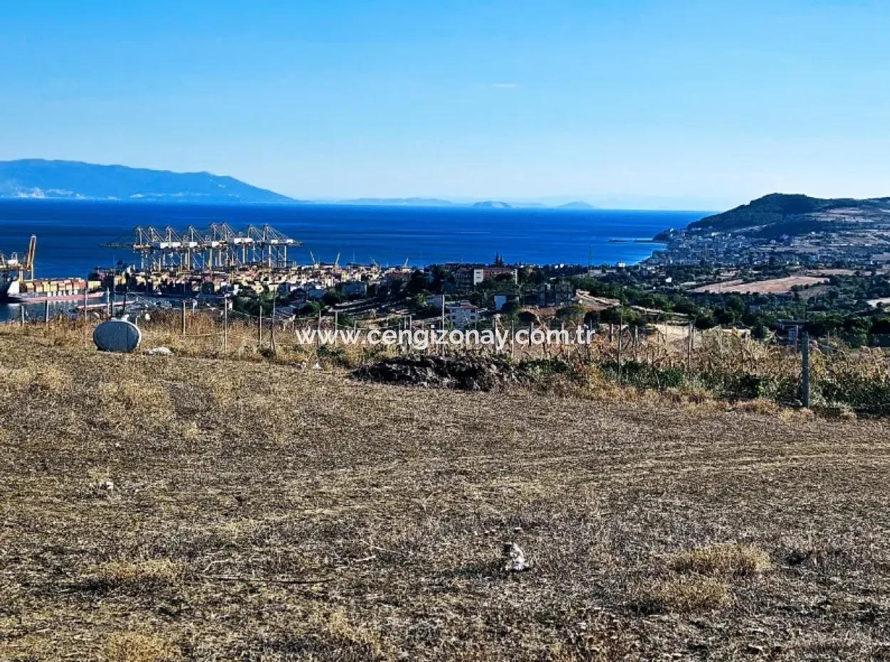 765 M2 Bargain Land With Full Sea View For Urgent Sale In Tekirdag Barbarosta