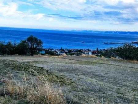 Coupon Land For Urgent Sale Suitable For Building Your Detached House With Wonderful Sea View In Tekirdag Barbarosta
