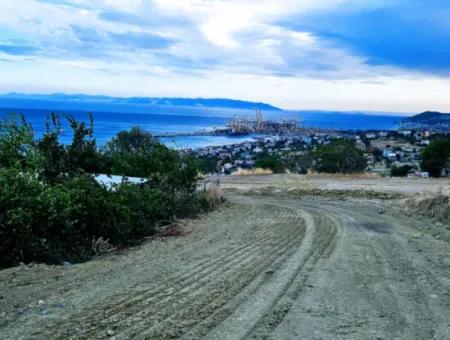 Coupon Land For Urgent Sale Suitable For Building Your Detached House With Wonderful Sea View In Tekirdag Barbarosta