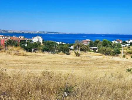 Opportunity Land Suitable For Building A Detached House In A Wonderful Location In Tekirdag Barbarosta, Close To The Sea