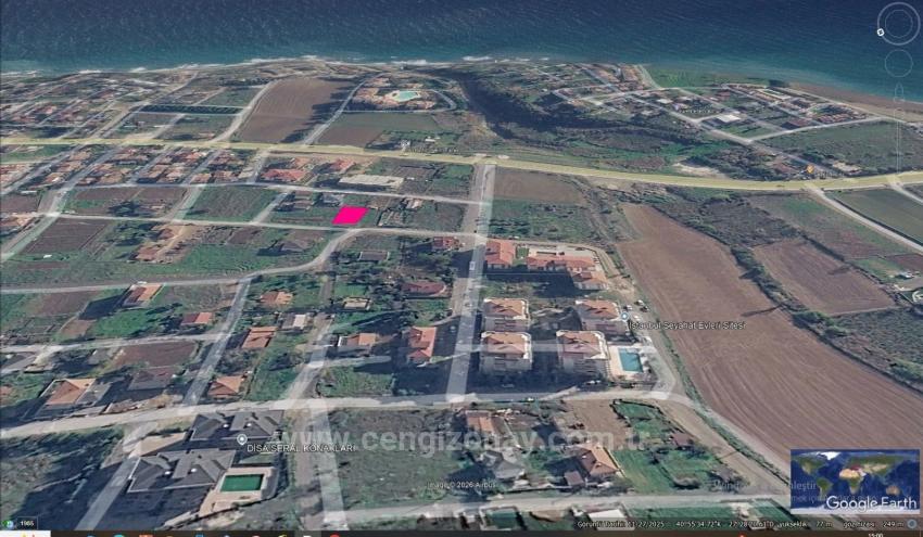 **Tekirdağ Topağaç Mahallesinde Altyapı Hazır**Acil Satılık Fırsat Kupon Arsa