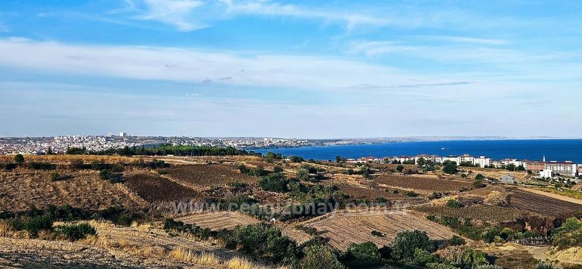 Tekirdağ Topağaç Mahallesinde Full Deniz Manzarlı 1.150 M2 Kelepir Yer