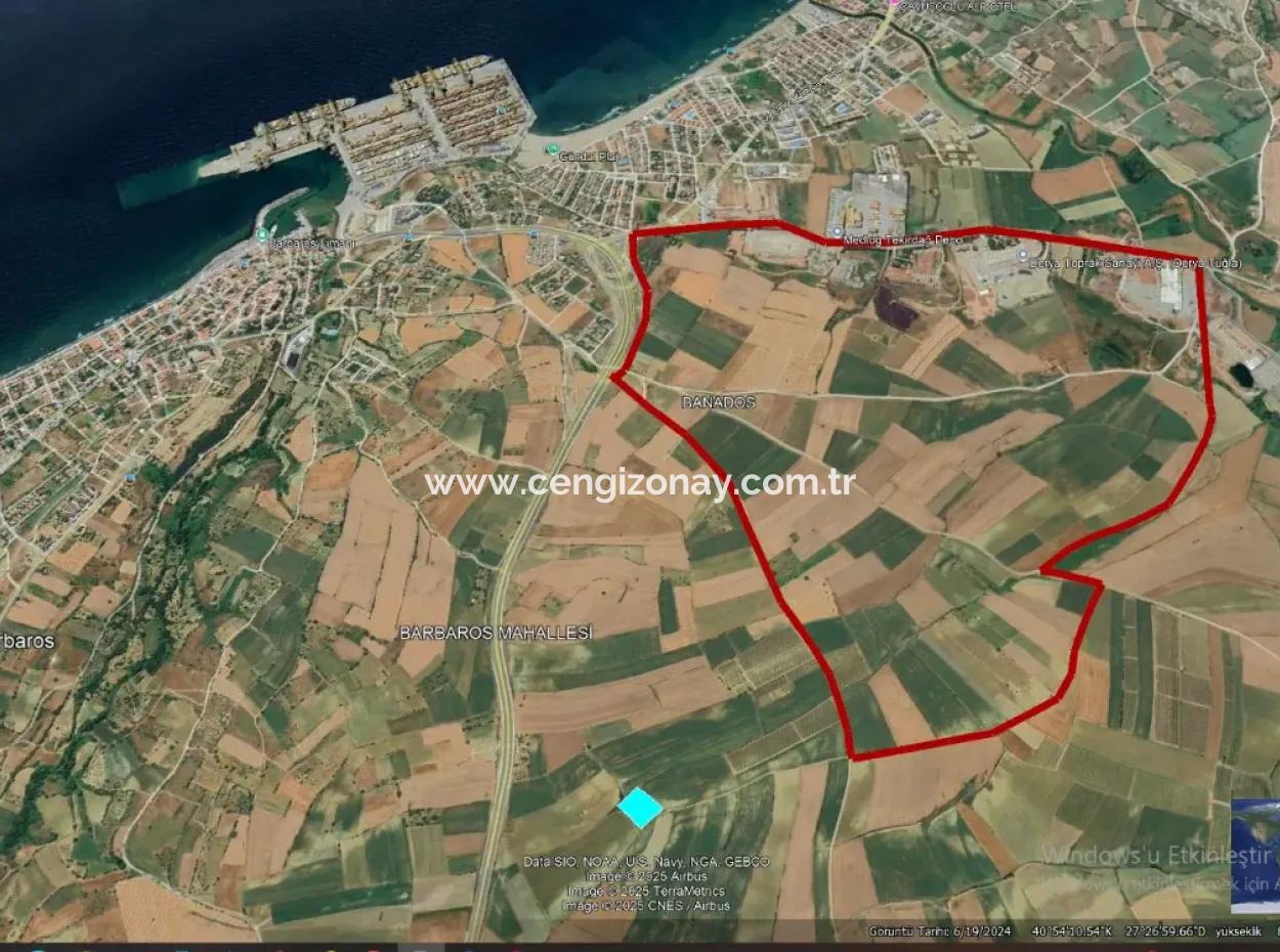 Asyaport Limanı Mevcut İmar Planı İçinde ( Ticari & Sanai ) Alanı Bölgedinde Acil Satılık 6.400 M2 Yatırım Fırsatı