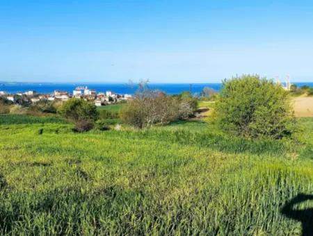 Yatırım Fırsatı: Tekirdağ Barbaros Satılık 615 M2 Köşe Arsa - Acil Satılık, Deniz Ve Doğa Manzaralı, %30 İmarlı